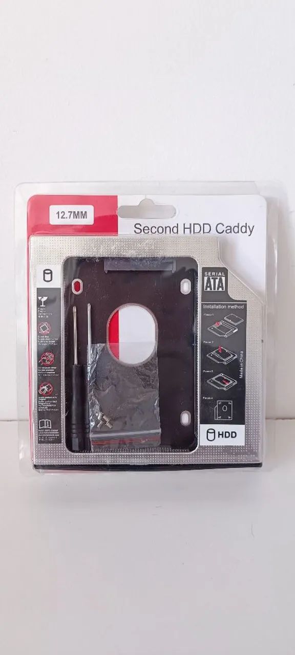 Caddy para HD/SSD 12.7mm Second HDD Caddy