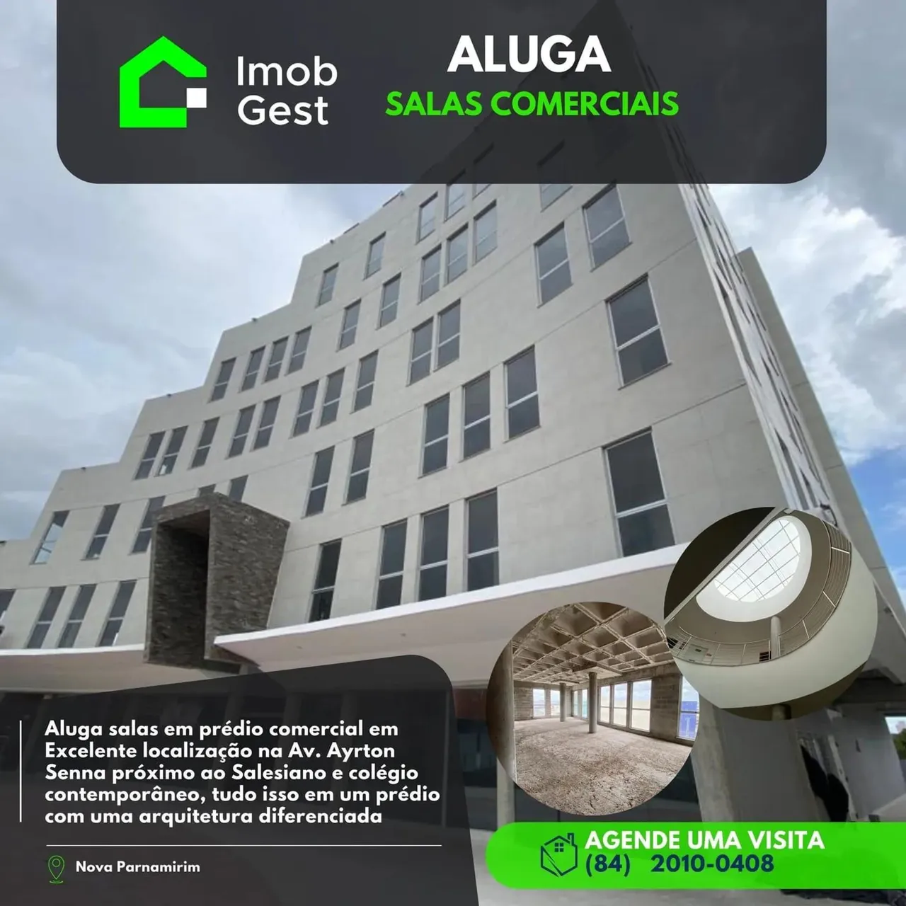 Salão Comercial para Locação em Parnamirim / RN no bairro Nova Parnamirim