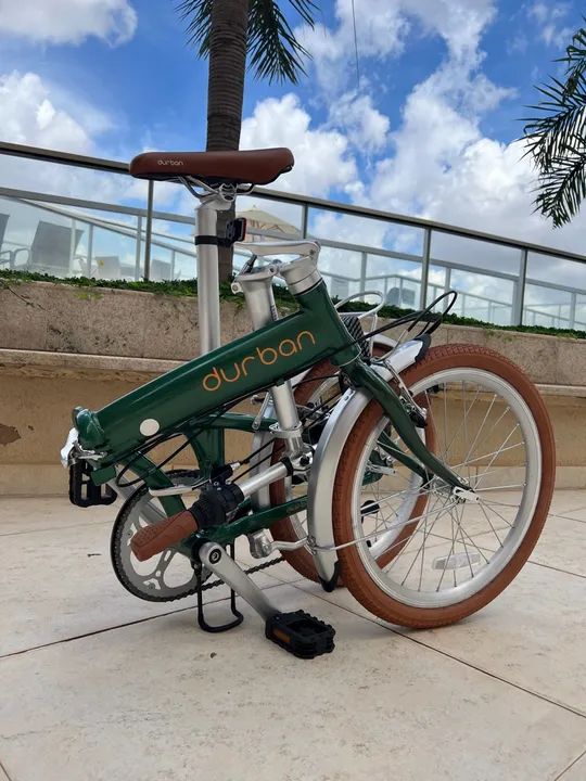 Bicicleta Dobrável Durban - Verde - Foto 2