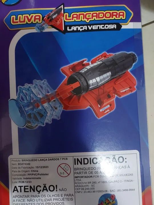 Luva lançadora de teia ventosa do homem aranha  - Foto 2