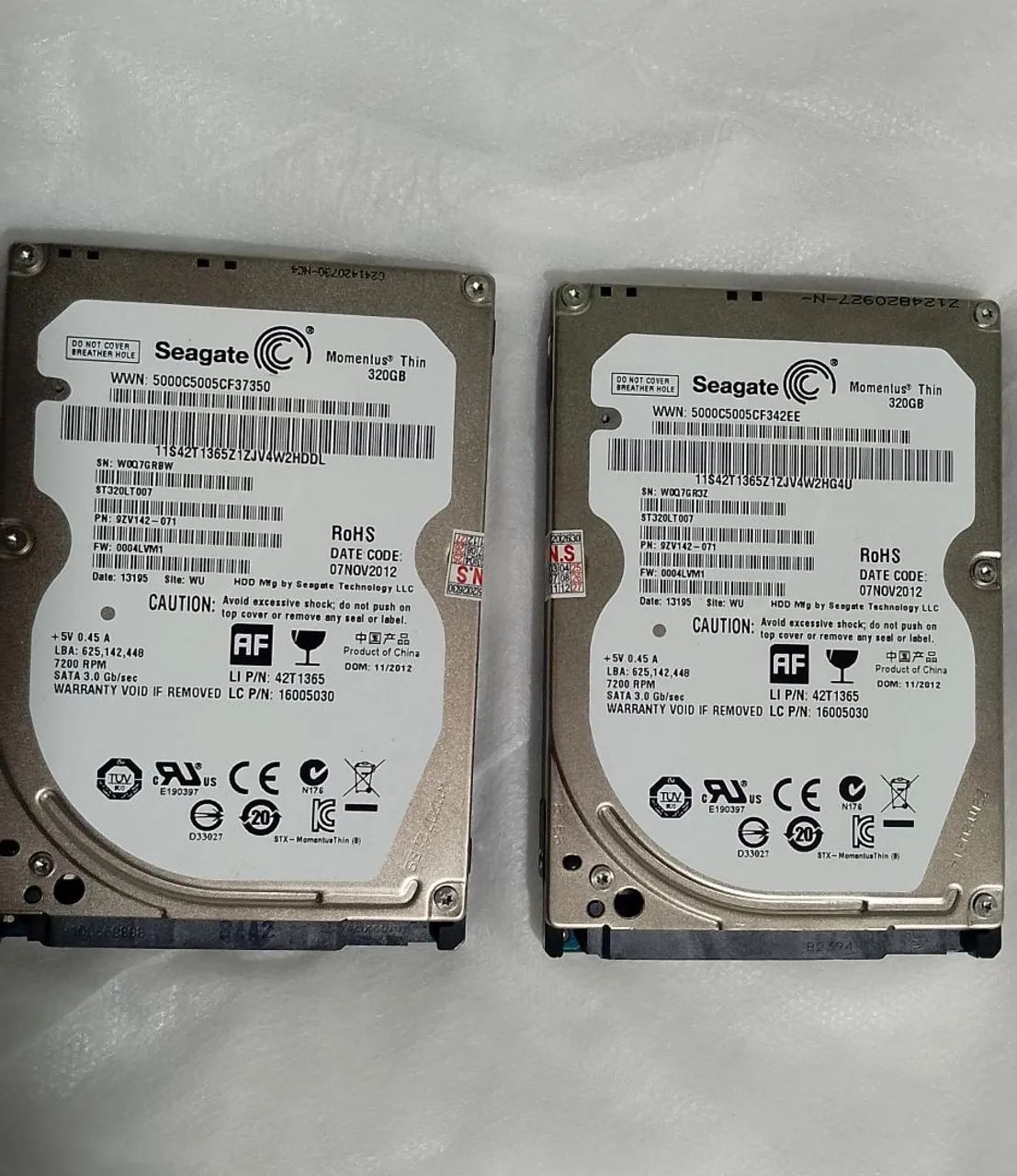 HD de Notebook 320Gb- Seagate