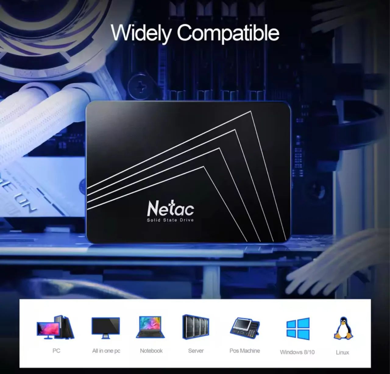 Ssd 512gb sata ||| Netac 3D NAND 6 Gb/s. @importech_08464297163275907123