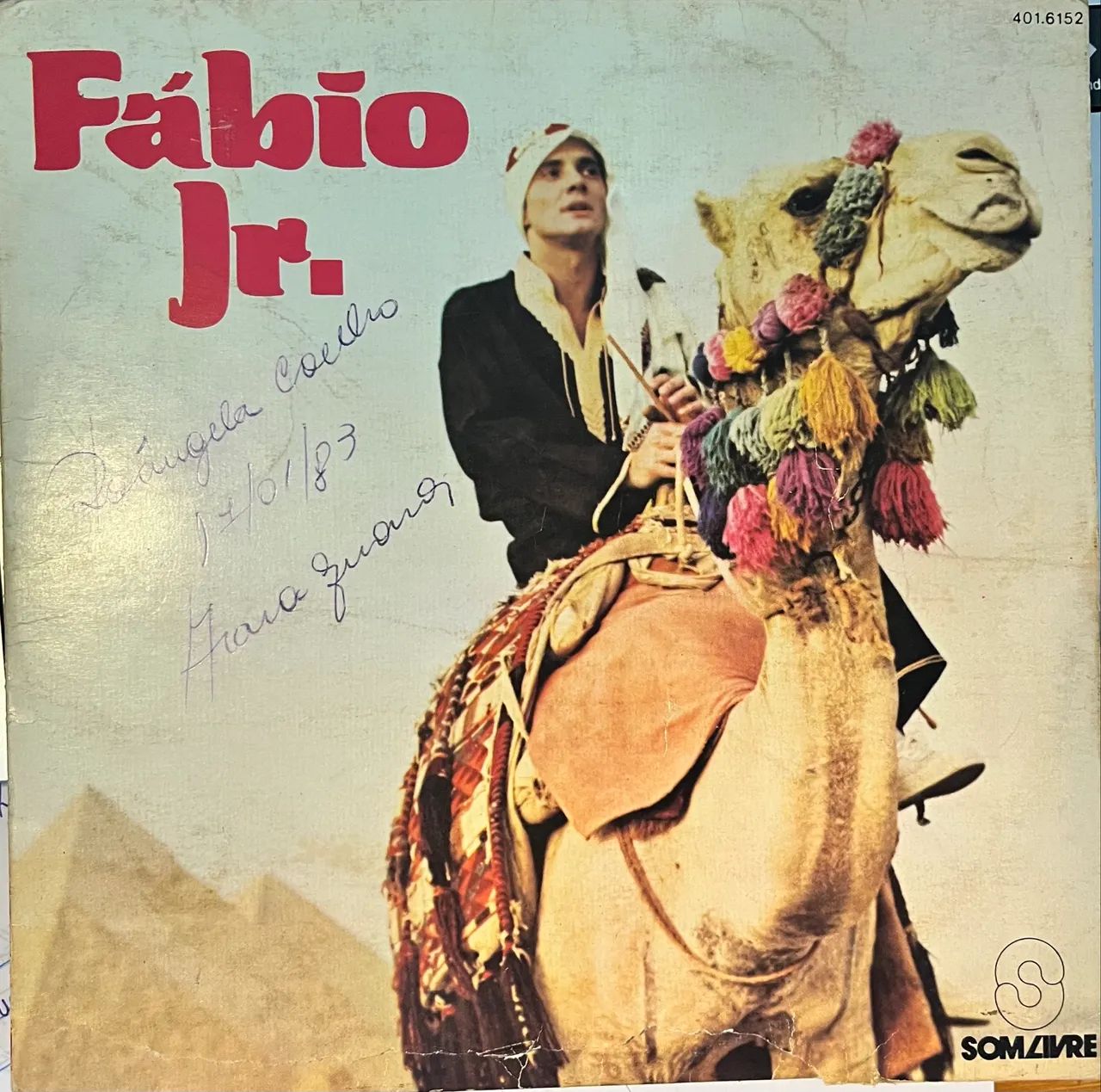 LP disco de vinil compacto Fabio Jr 