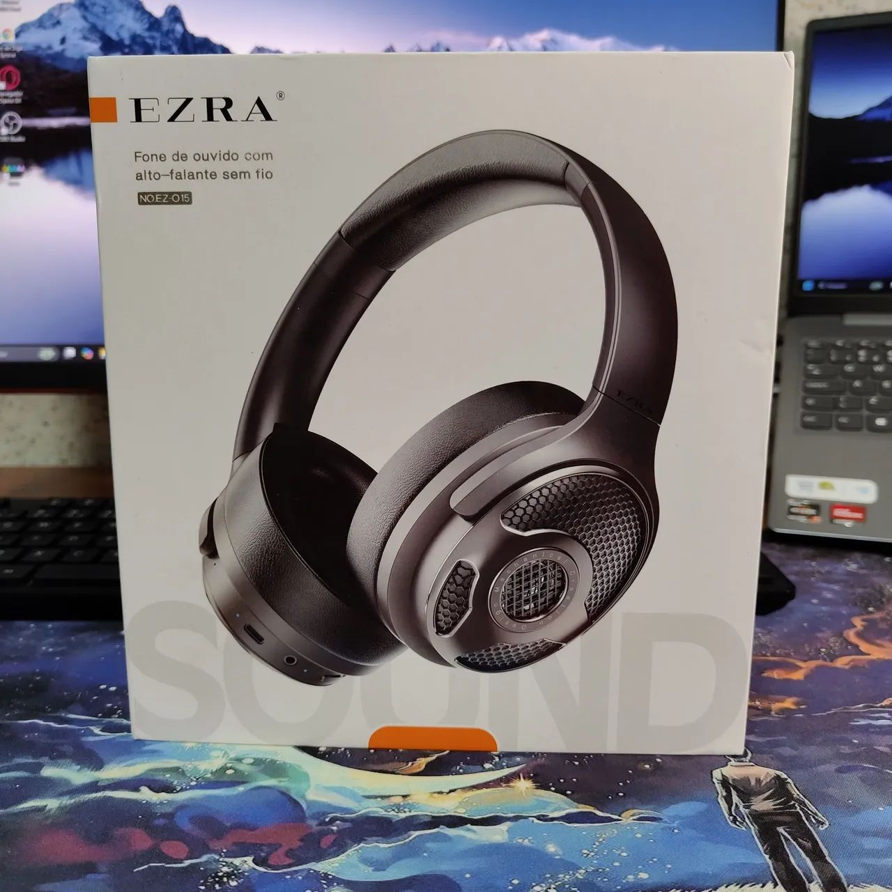 NOVO) Headphone Confortável Ezra EZ-015 - Testado e reembalado
