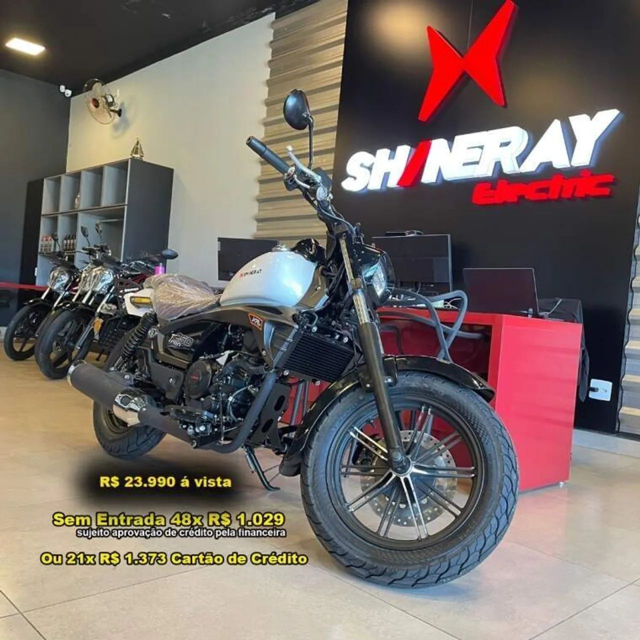 Iron 250 EFI 0KM (48 x R$1.029 S/entrada).