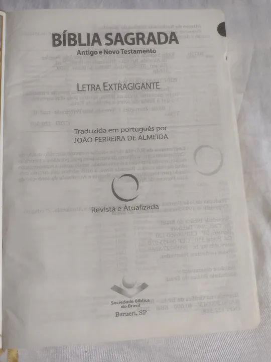 Bíblia com letra extra gigante  - Foto 2