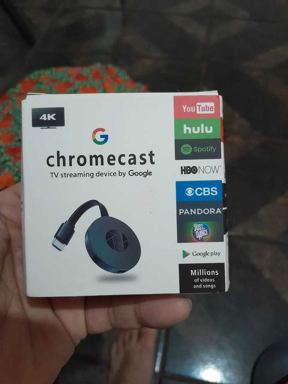 Chromecast 4K - Streaming de TV Google