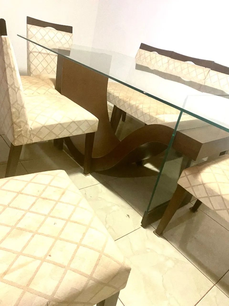 Mesa com base de Madeira  - Foto 2