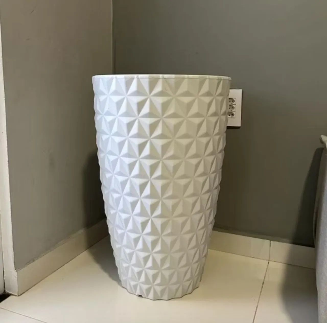 Vaso polietileno para plantas redondo diamante GG - Foto 4