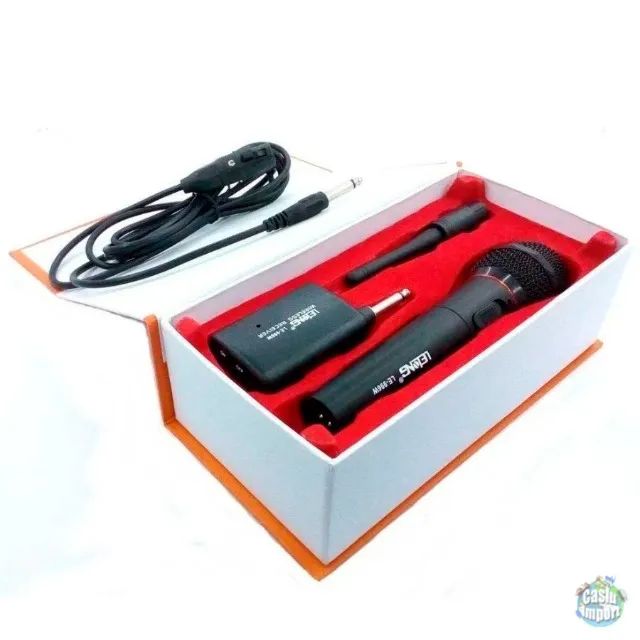 Microfone Sem Fio Profissional Completo Para Karaoke - Foto 3