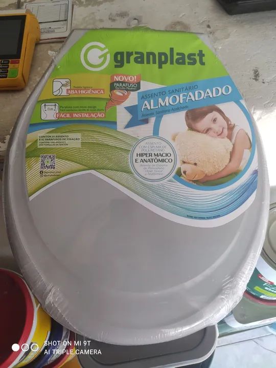 Assento Sanitário Almofadado Granplast