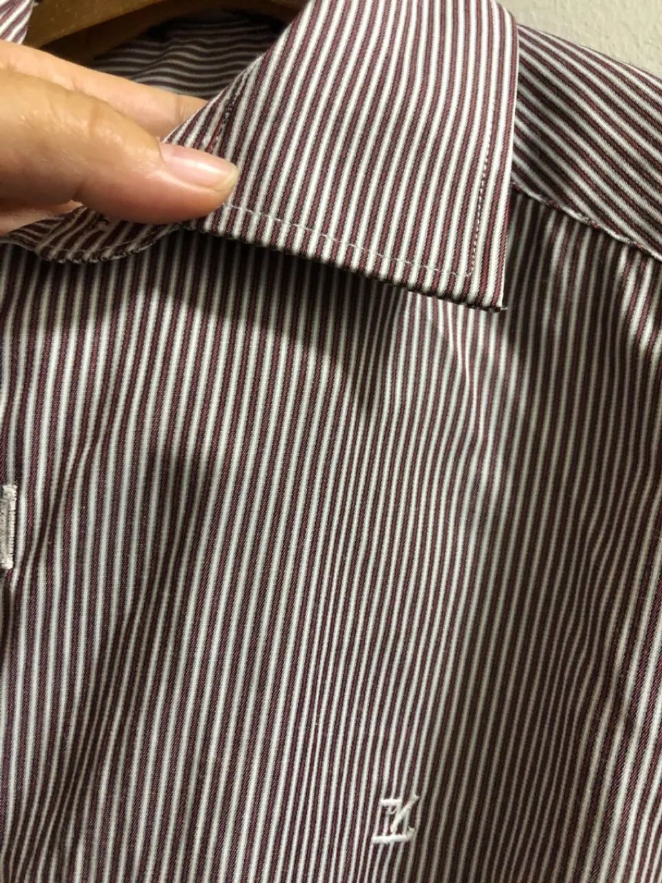 Camisa listrada masculina - Foto 3