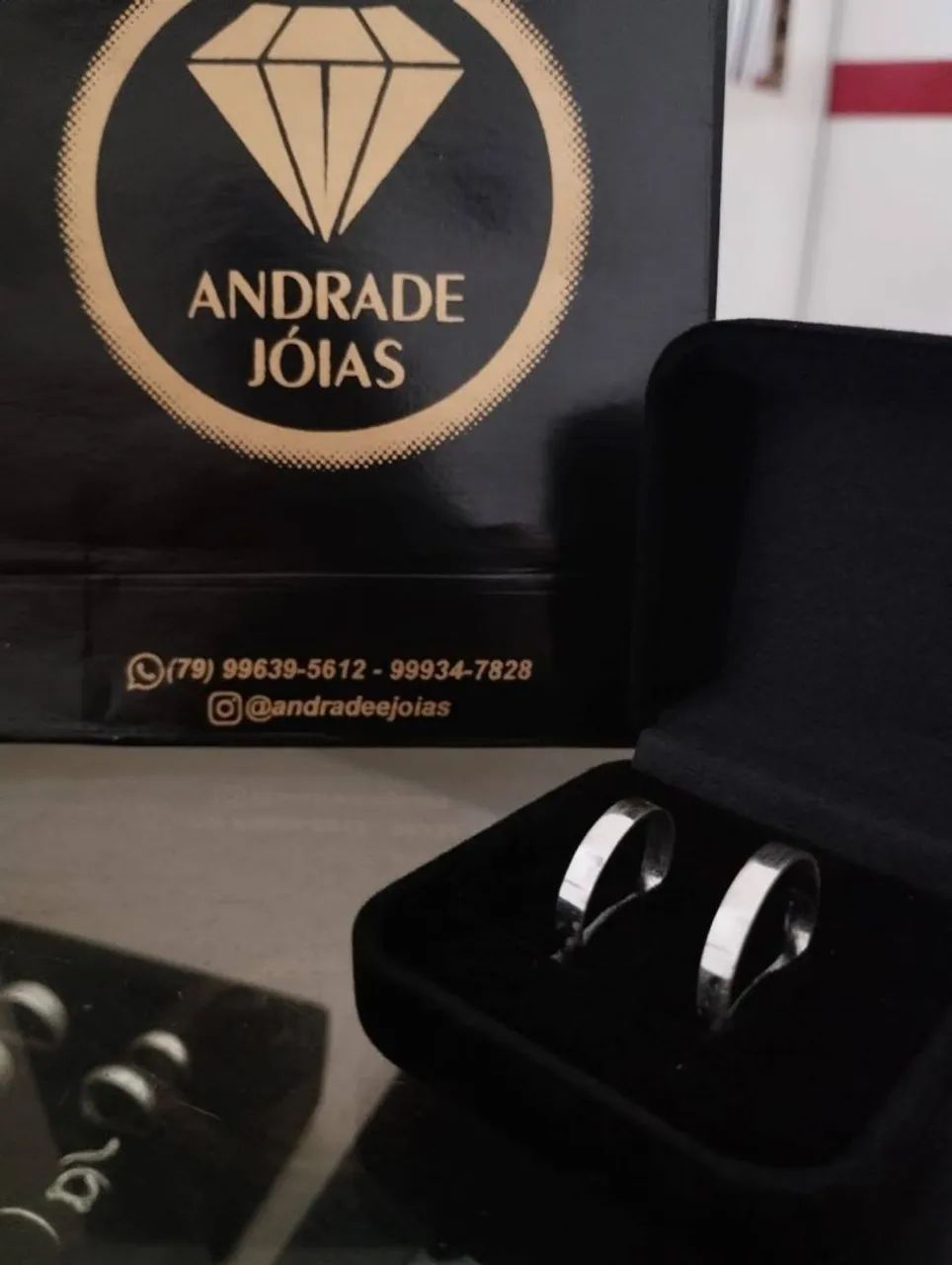 Alianças prata melhor qualidade  - Foto 4