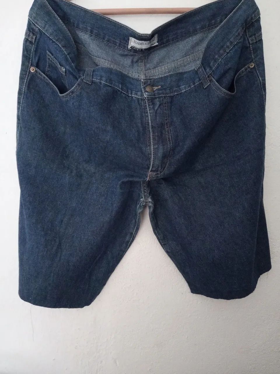 Bermuda jeans masculina 
