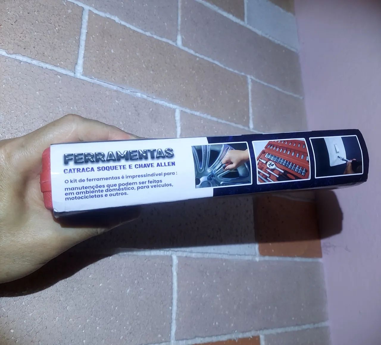 Chave Soquete com Catraca Hobby + Allen 46 Peças + Maleta - Foto 3