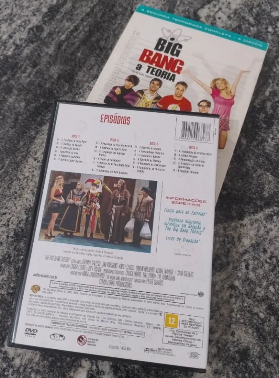 DVD Big-Bang -  A Teoria ( 2a. Temporada - 04 discos ) - Foto 2