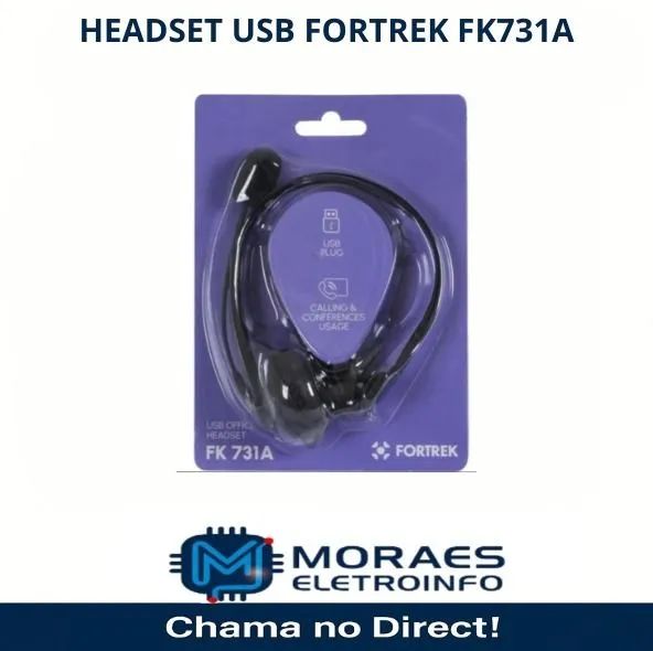 Headset USB fortrek para calling e conferênces 