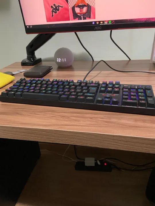 Teclado Gamer Redragon RGB Mecânico - Foto 4