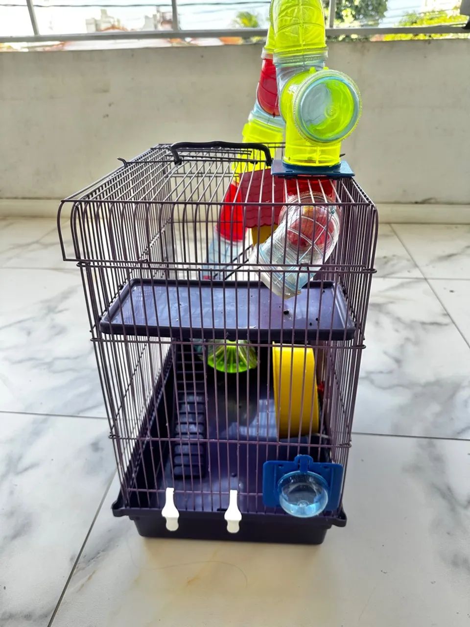 Casa 3 andares pra hamster 