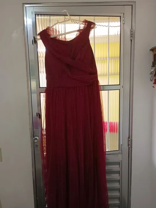 Vestido Longo Vermelho para Festa