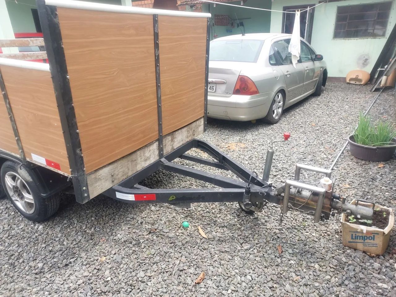 Carretinha eixo duplo - Foto 2