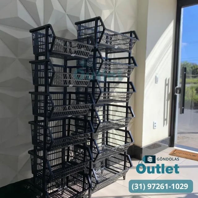 Cesto expositor - empilhável 