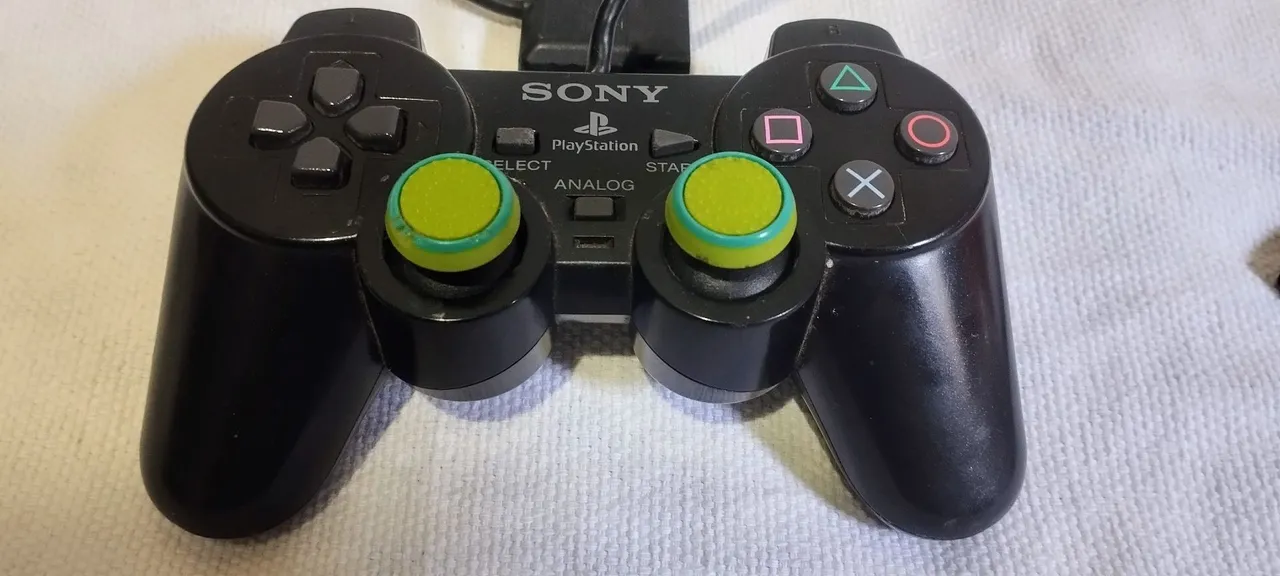 Controle DualShock Playstation 2 e memory card