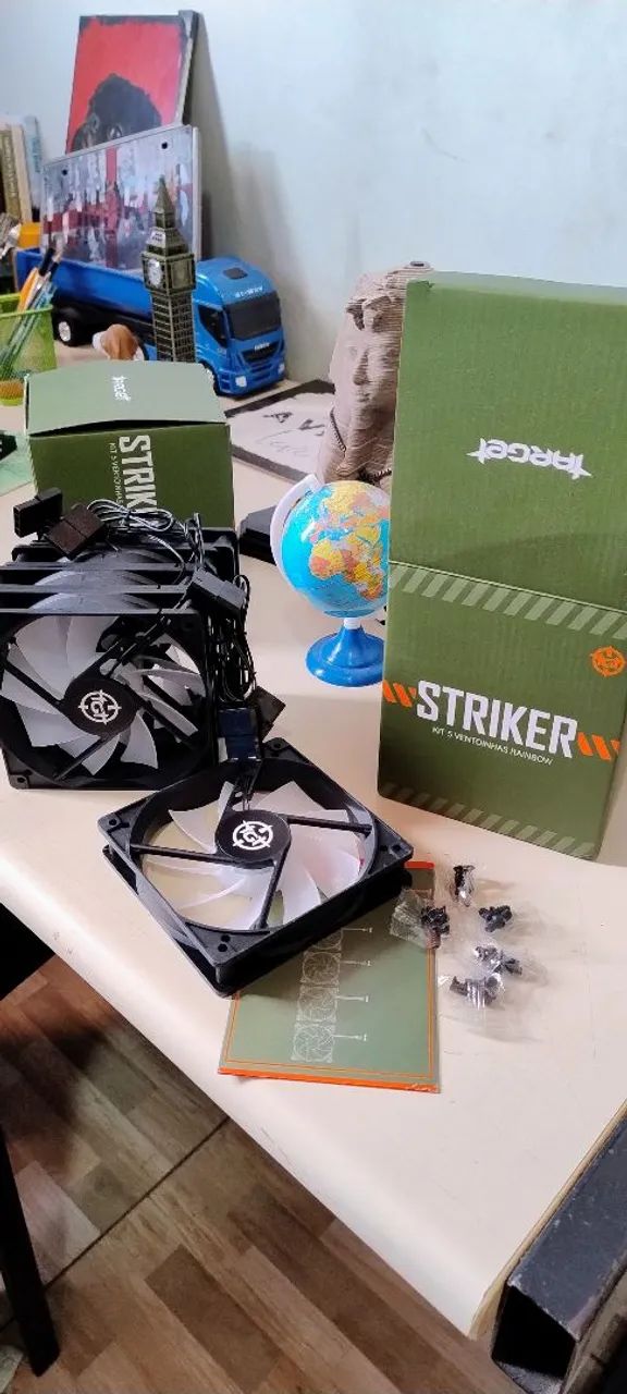 Kit 5 Fans TGT Strike, novo!