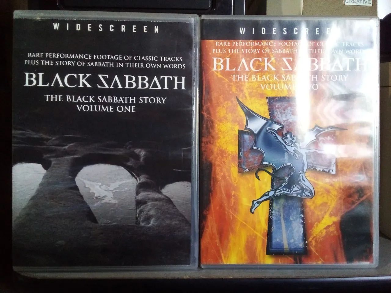 Black Sabbath - The Black Sabbath Story Volume One + Two Imported DVDs, Brand New!