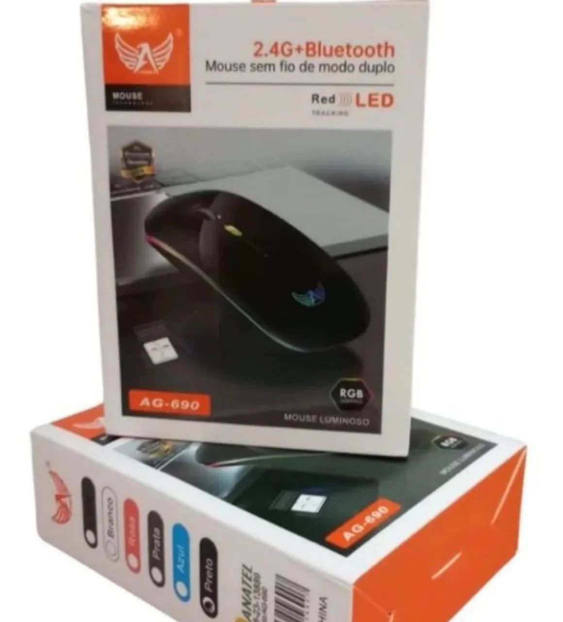Mouse sem fio 2.4G Bluetooth  Recarregável  - Foto 2