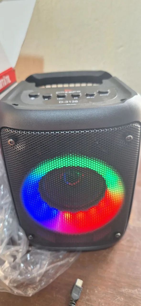 Caixa de som portátil. Bluetooth. Sala de aula. - Foto 2