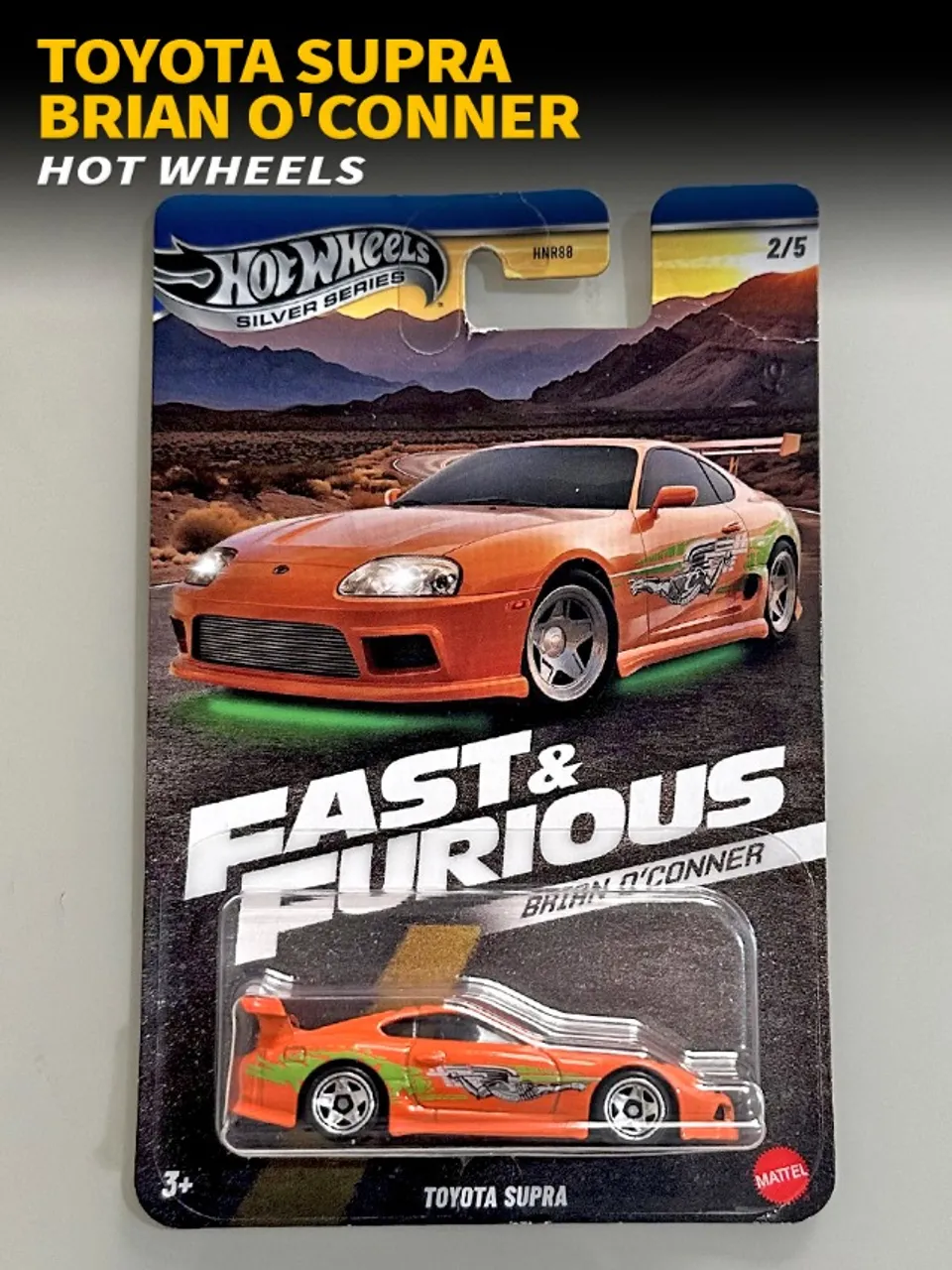 Hot Wheels Velozes e Furiosos - Toyota Supra Brian O'Conner