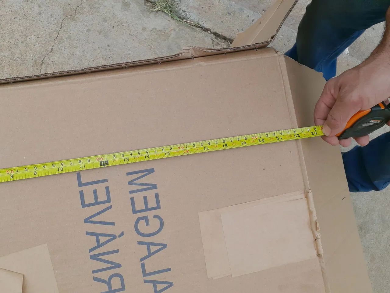Caixas de papelão grande