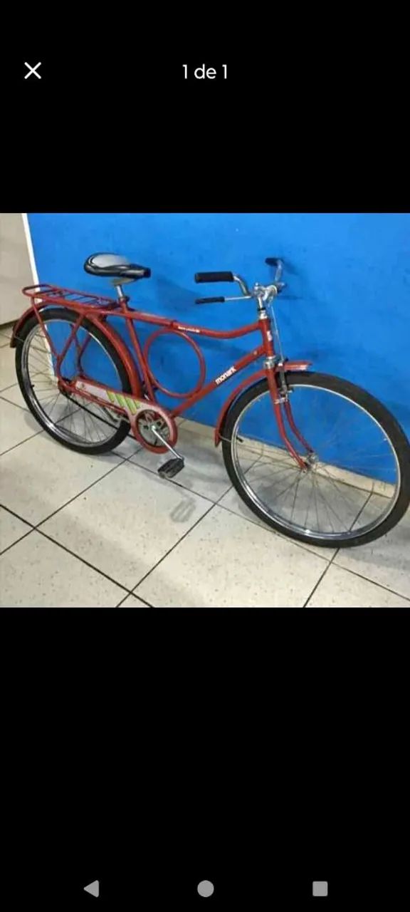 Bicicleta Monark Vermelha