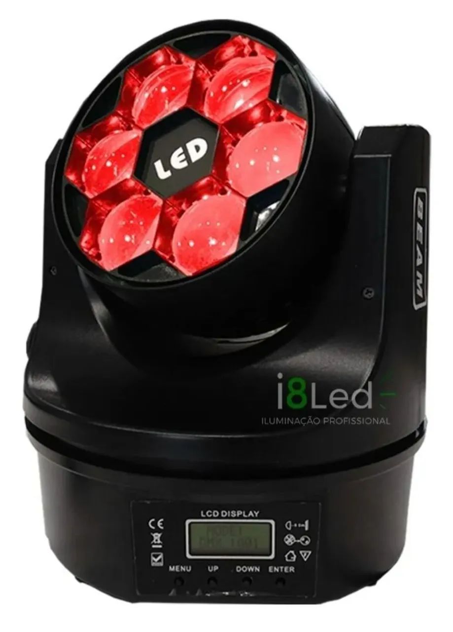 MOVING BEE EYES 6 LEDS 15W RGBW - Foto 3