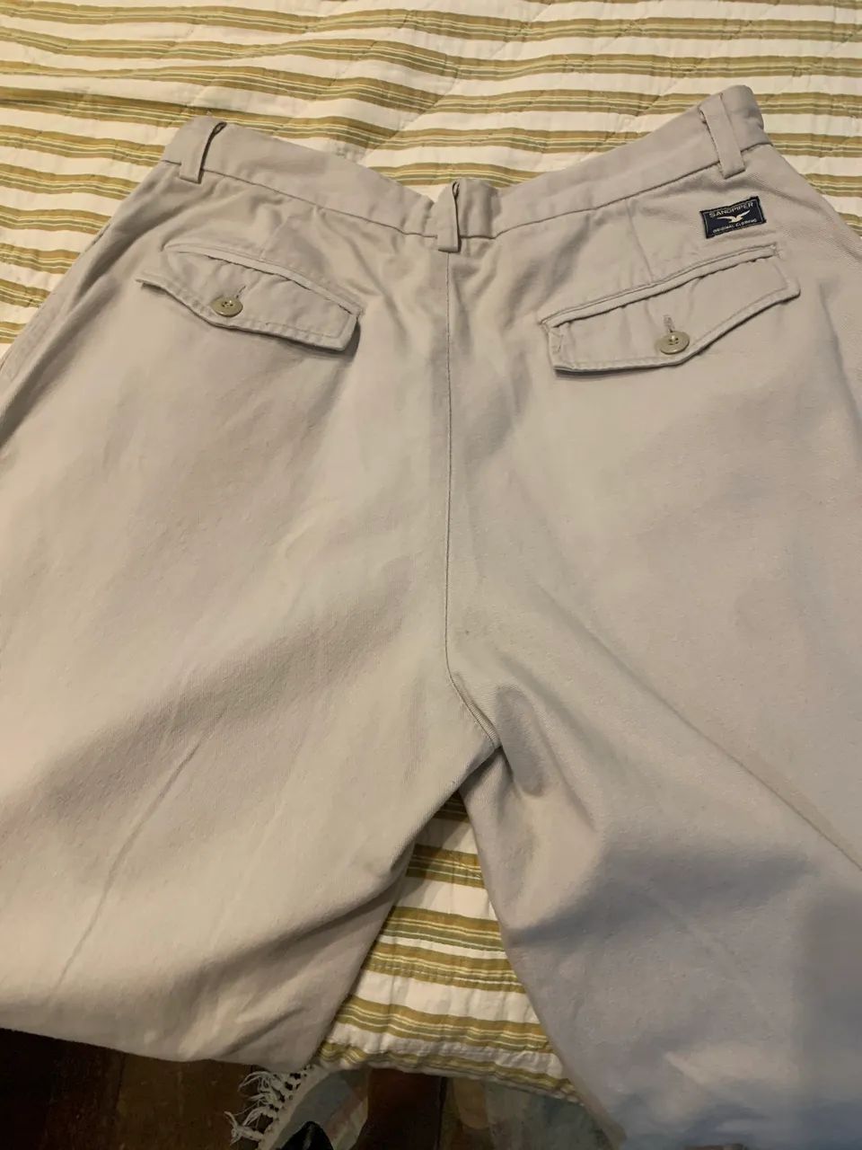 Calça sandpiper 42 puro algodao