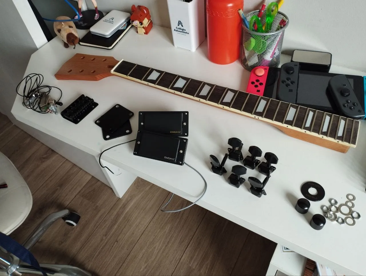 Kit para Guitarra - Captadores, Tarraxas, Ponte