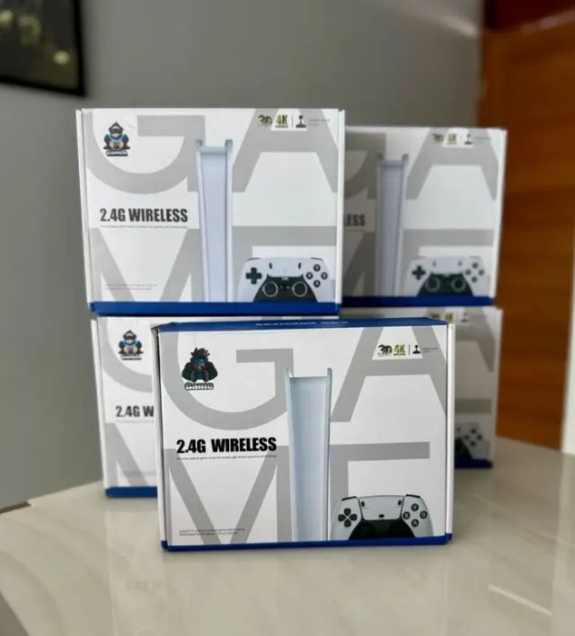 Videogame Nintendo Retro Fliperama 20Mil Jogos M15 Portatil 4K Novo Controles Sem Fio - Foto 3