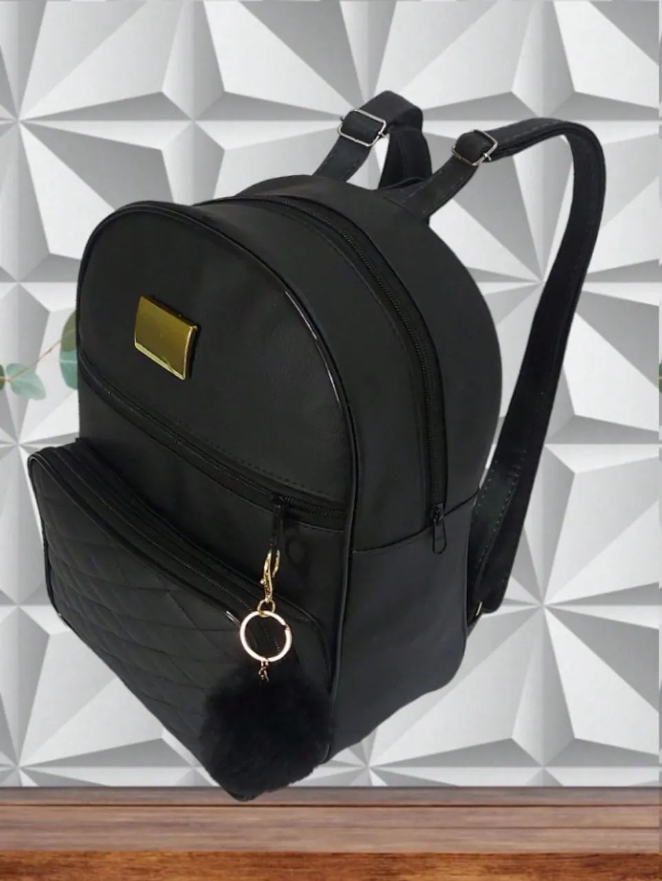 Mochila Feminina, Bolsas E Mochilas Femininas De Couro Ecológico - Foto 3