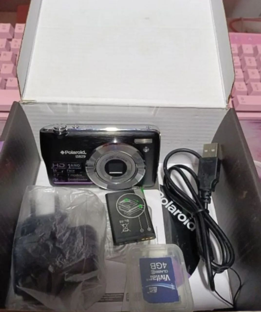 câmera digital polaroid 16 mp(atenção leia a descrição)cx4 - Foto 3