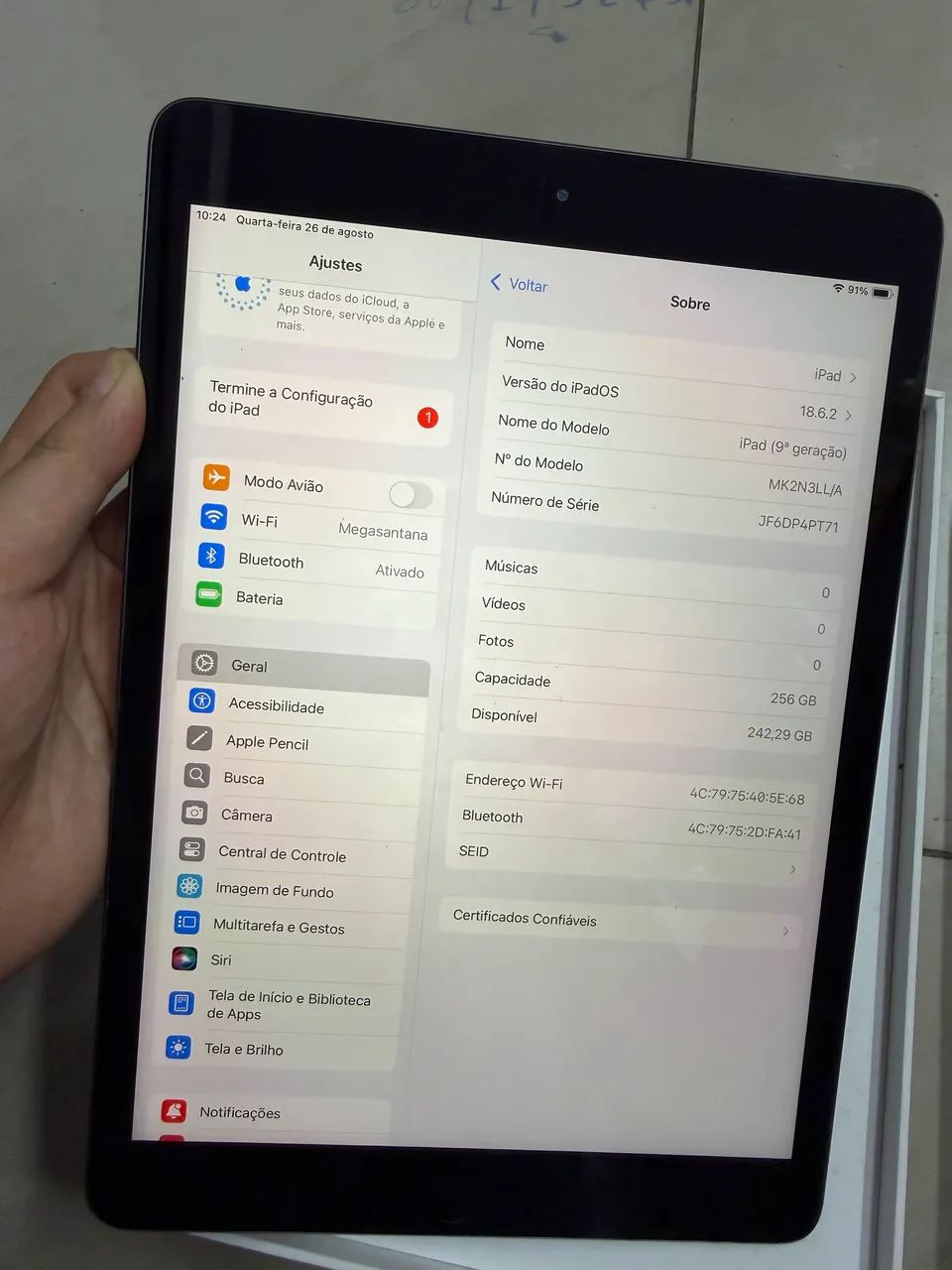 iPad (9 geração ) 256Gb - Foto 3