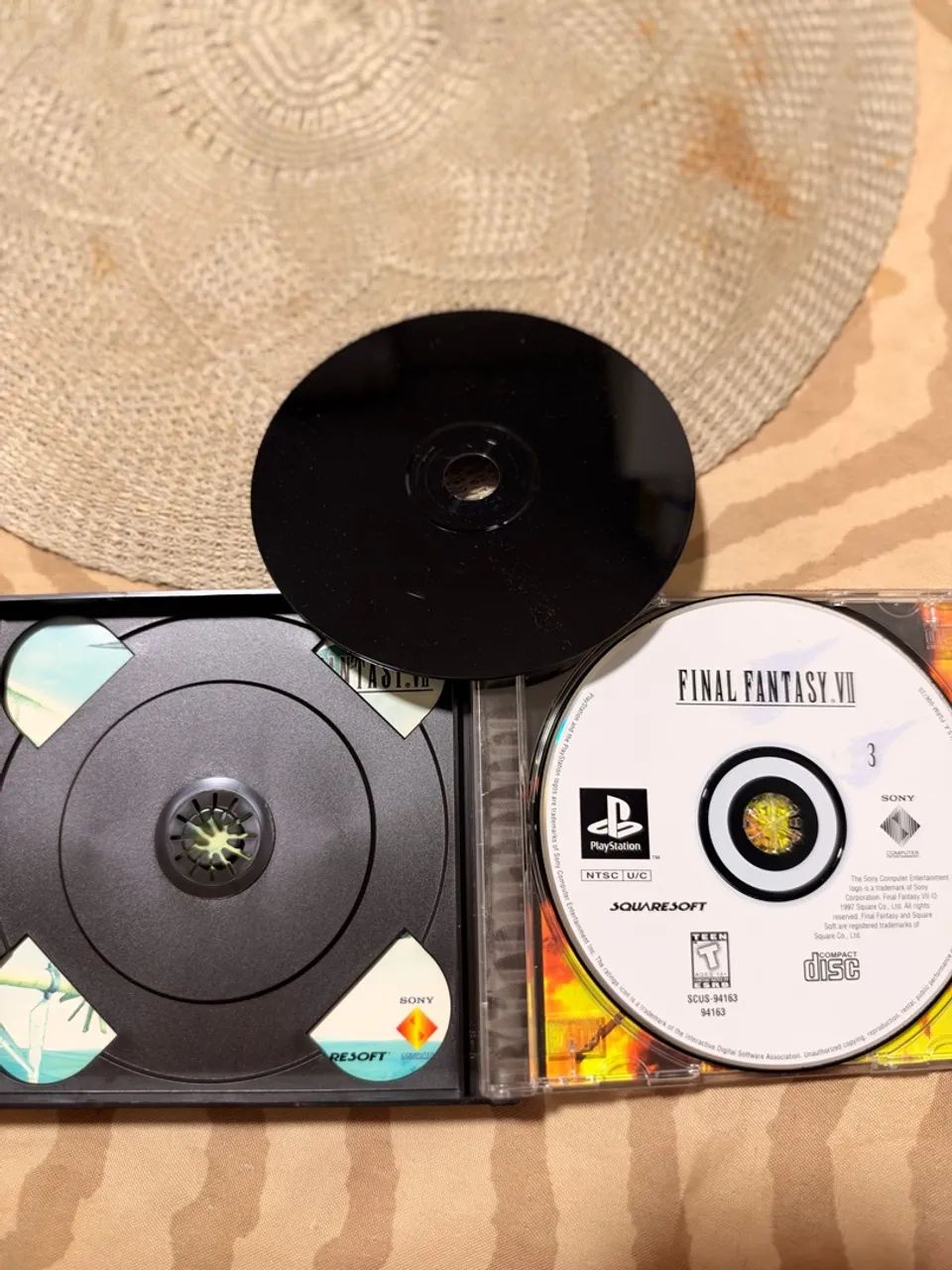 Final fantasy 7 Americano original black label ps1  - Foto 4