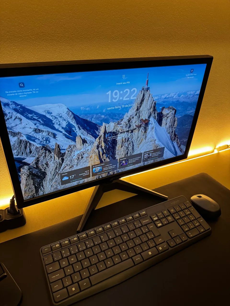 Monitor lcd 23 Macrovip 75hz Hdmi/vga (leia o anúncio)