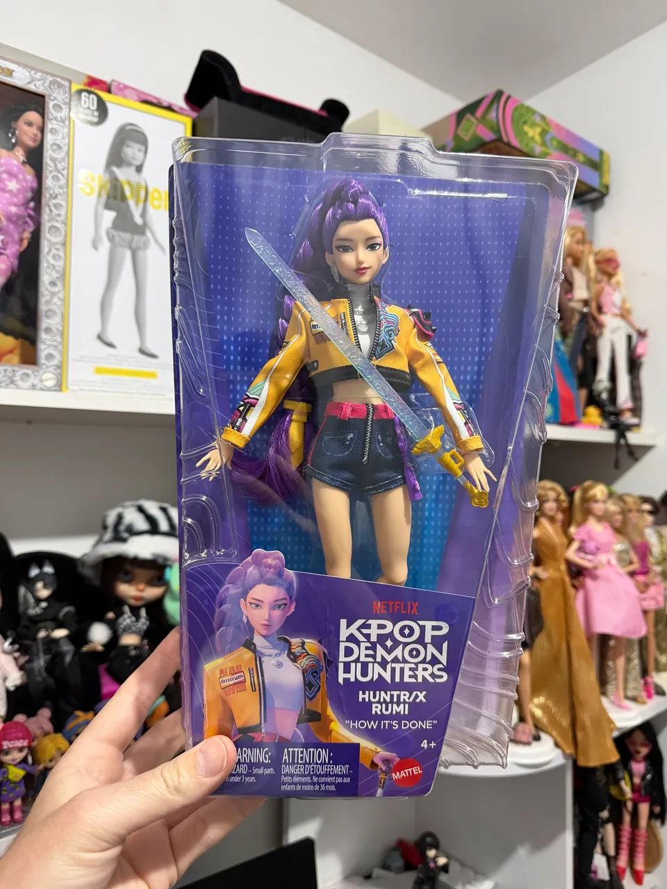 Boneca Barbie K pop Demon Hunters Rumi - Foto 3