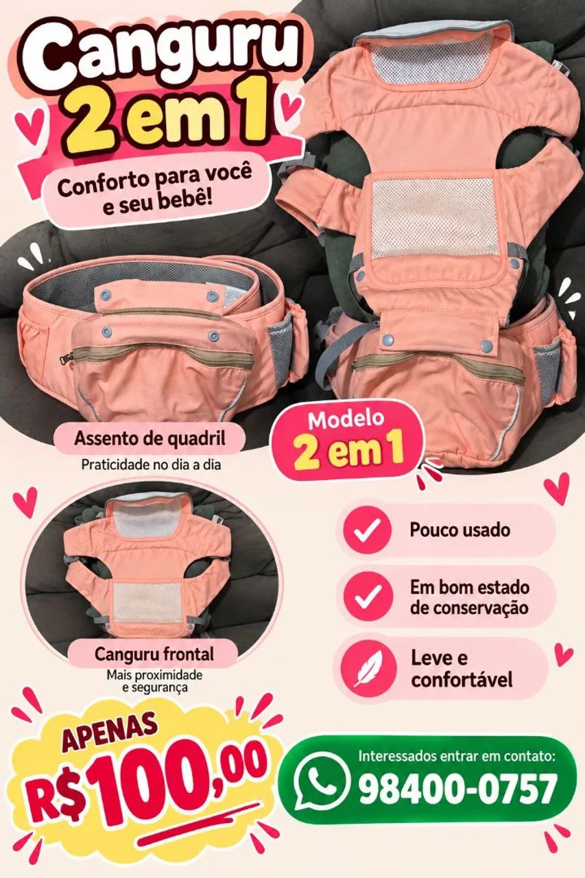 Canguru pra bebê 