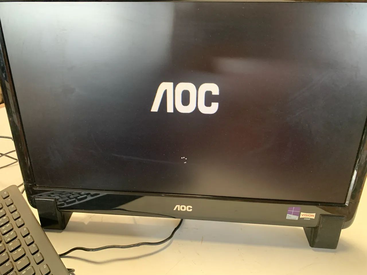 Computador aoc all in one 20 polegadas amd ddr3