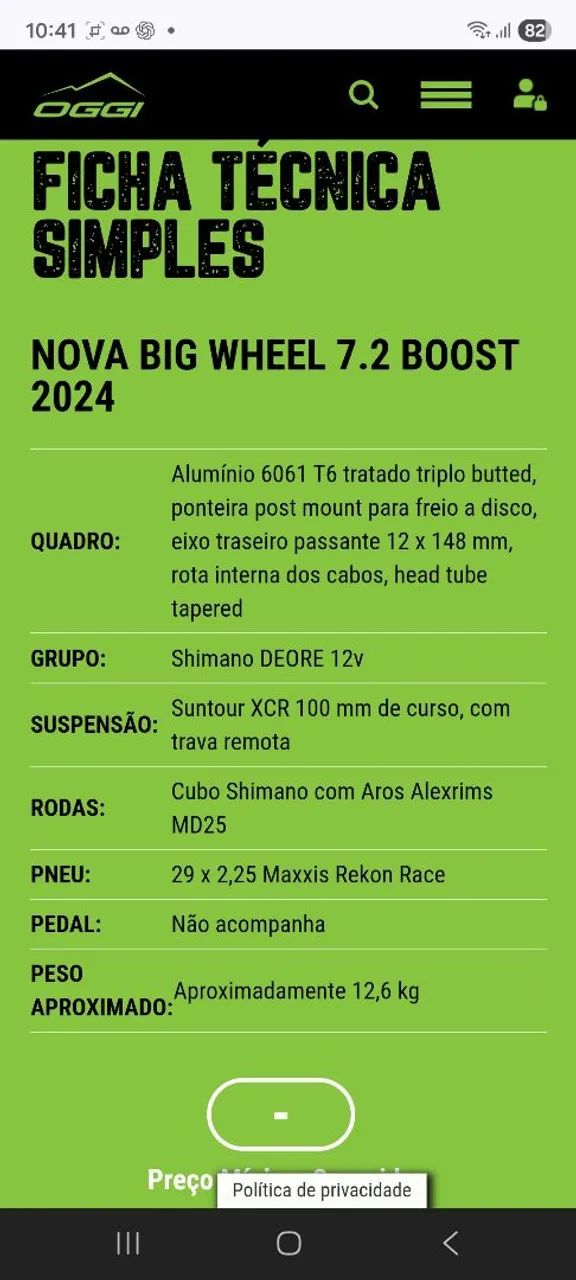 Oogi 7.2 NOVA R$ 5.850.00 ou 10x R$ 650.00 - Foto 2