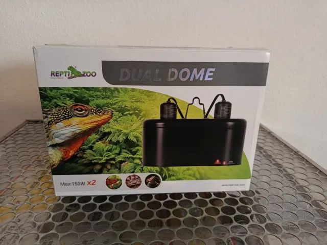 Luminária dupla REPTIZOO - até 300w - 110v - Foto 3