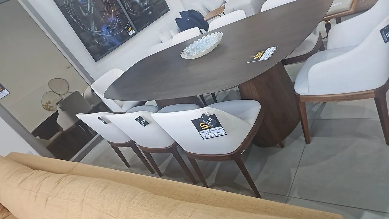 Mesa de jantar orgânica 2,20x1,30 J Marcon  - Foto 4