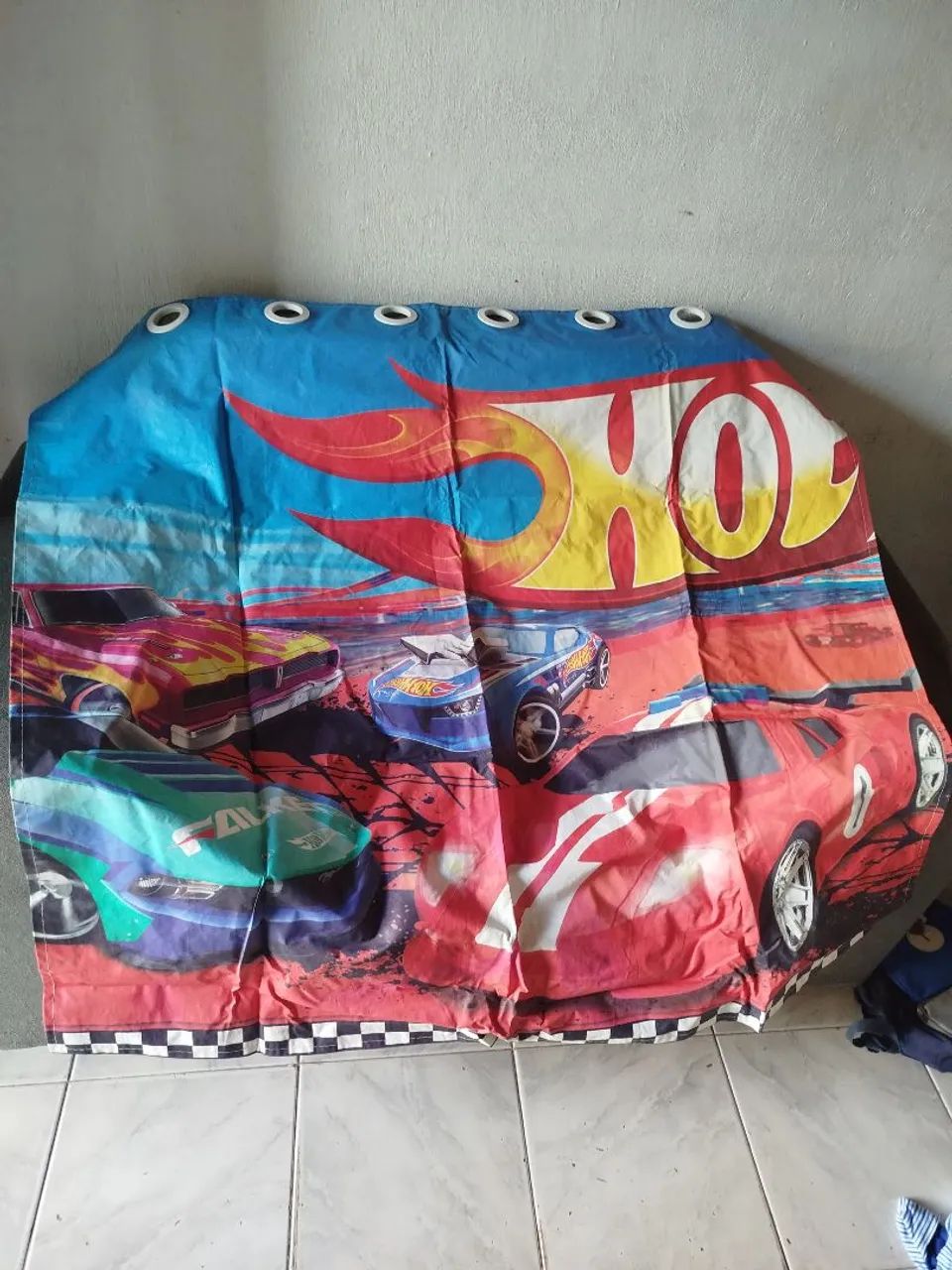 Cortina infantil hot Wheels  - Foto 2